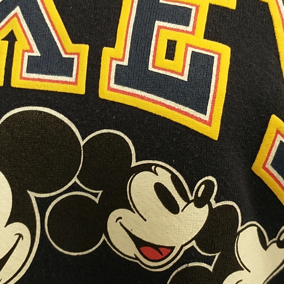 Vintage Disney Mickey Mouse Hoodie Sweatshirt USA - Picture 7 of 13